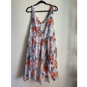 Torrid White Floral Dress